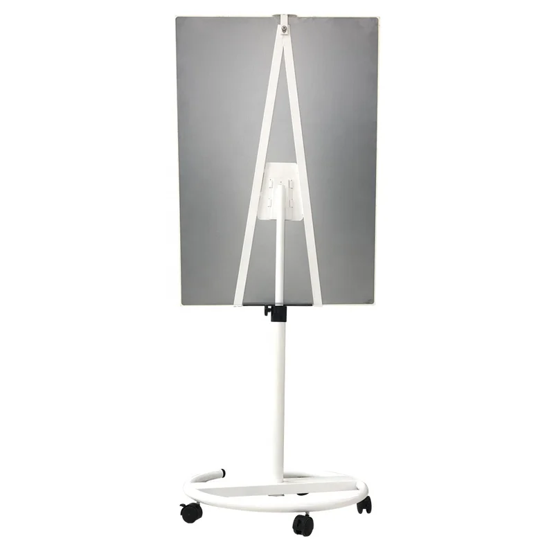 Office notice board design magnetic whiteboard stand with wheels