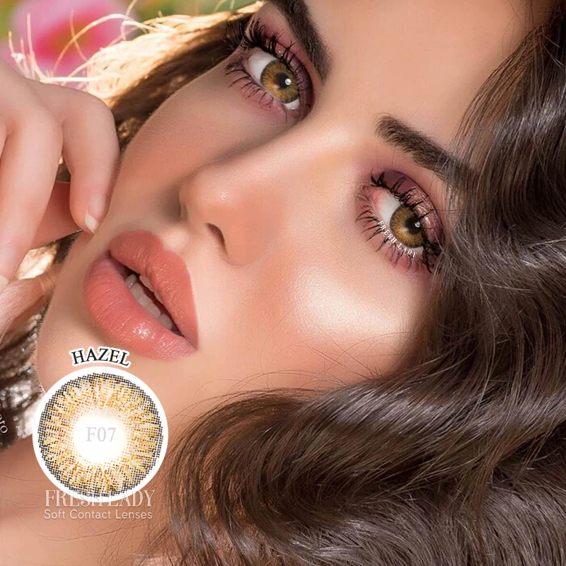 Freshlady 14.5mm contact lens colored 3 tone color contact lenses