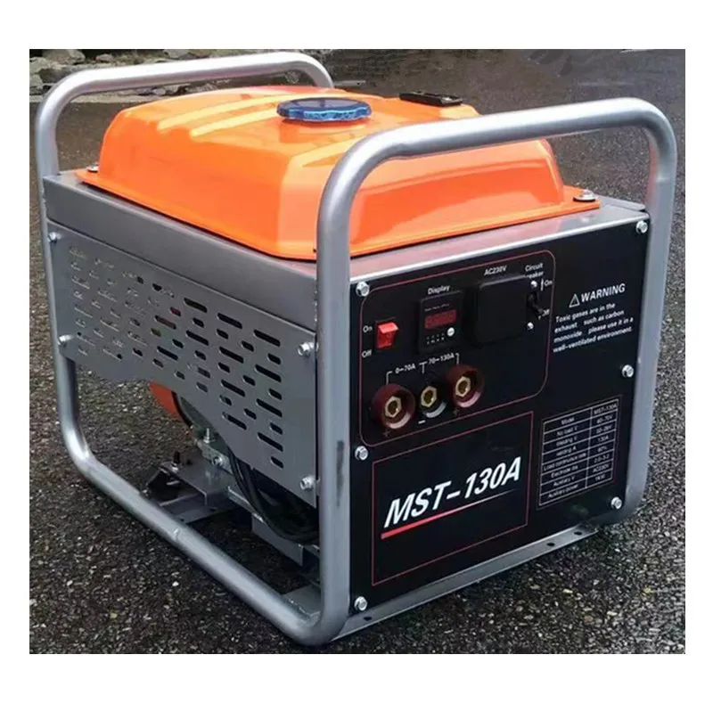 5kw portable petrol engine powered 250 amp metal cutting machine 150a 200 amp arc gasoline welder generator