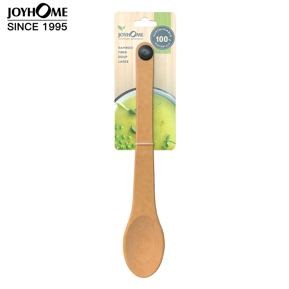Wholesale kitchen cooking wooden spoons set ladle long handle