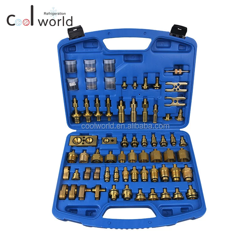 108pcs Universal car Air Conditioning Leak Detection Tool Auto Repair Tool for Car Air Conditioner System