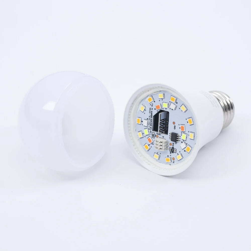 Manufacturer Wholesale RGB Smart LED Light Bulb A19 E26 E27 9W 10W Bluetooth Switch WiFi APP Voice Control Bedroom Living Room