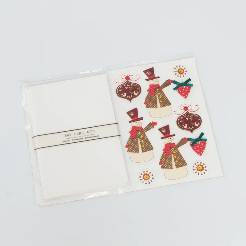 handmade DIY card kit 3D layer paper art crafts and gift