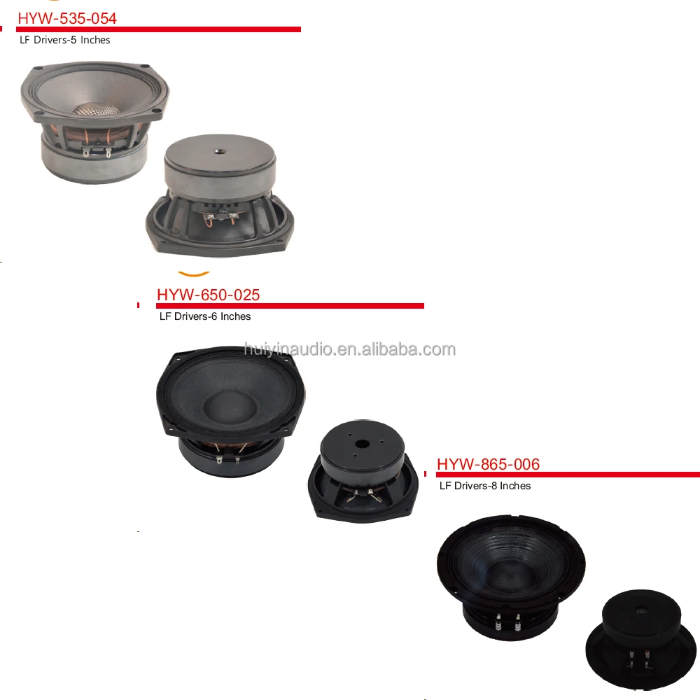 865-006 ферритовый 8-дюймовый динамик большой мощности 350 Вт RMS 2 5 дюймов CCAW катушки среднего диапазона громкоговоритель для линейной аудиосистемы