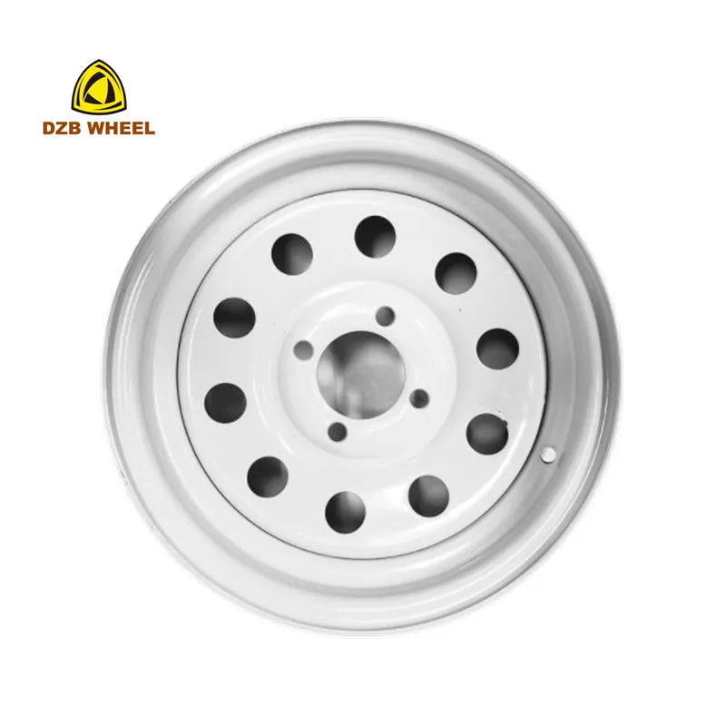 Factory Customized 14 Inch Steel Wheels 4x100 5x114.3 Chrome Work Wheels Cover for Trailer