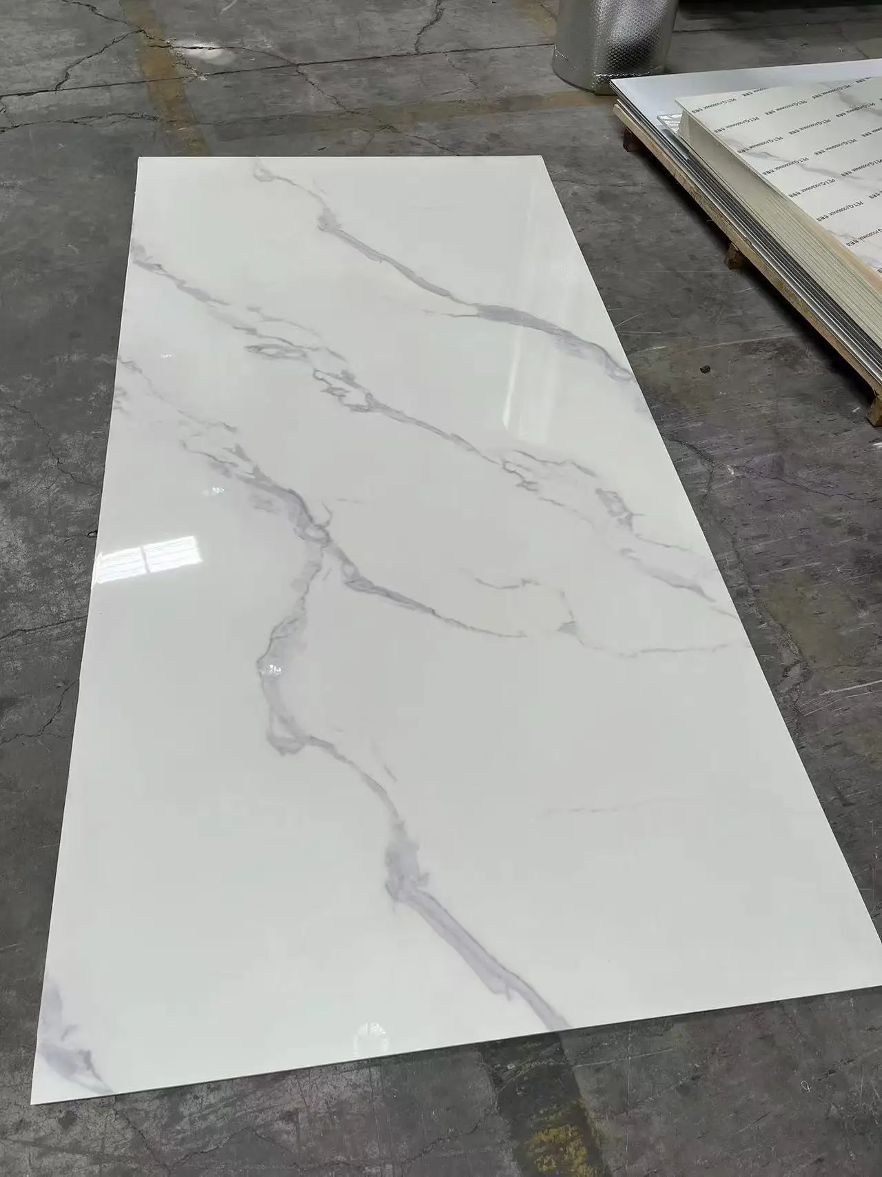 PET Marble Bamboo Charcoal Fiber Wall Panel Wpc Wall Panel Pvc Foam Board Indoor Artificial Stone Laminated Wall Panel