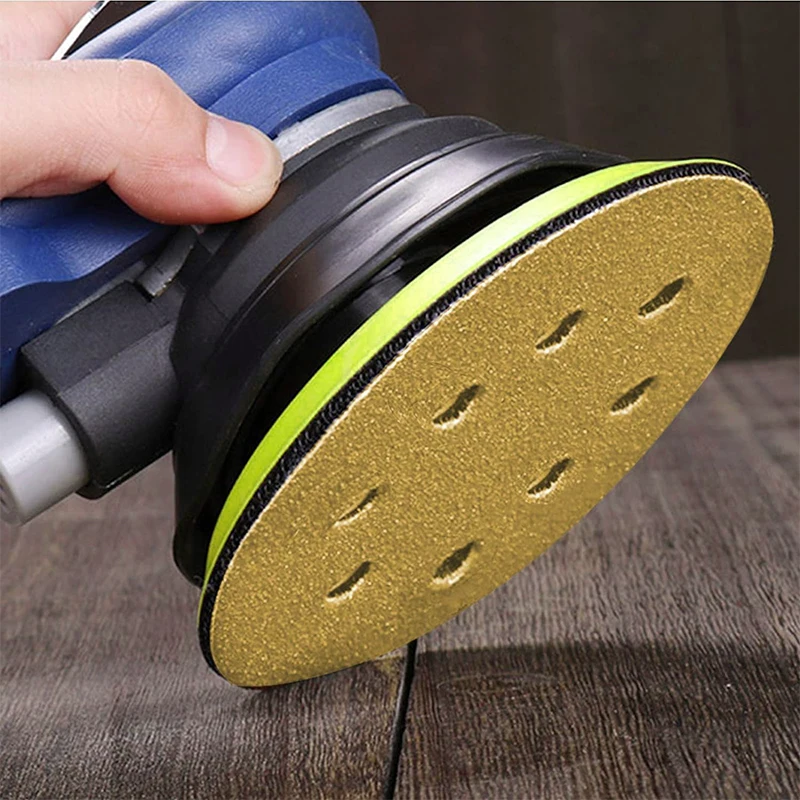 Ao Zhong Factory Sanding Discs Aluminum Oxide Flocked Sandpaper Sheets for Grinding Metal Parts