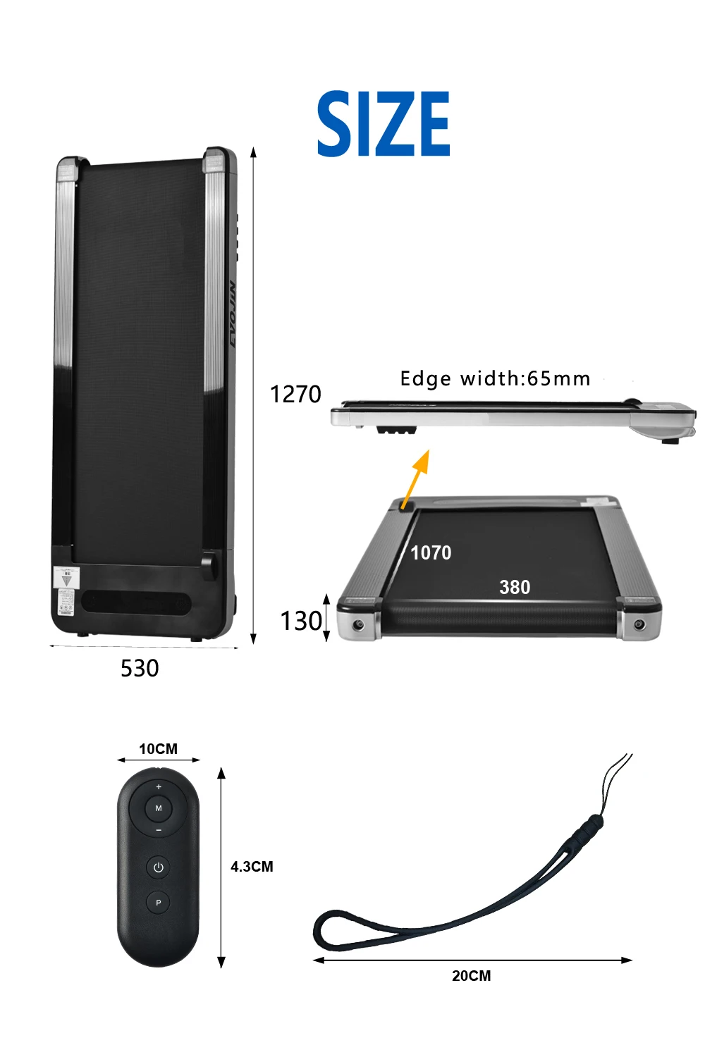 Portable Walking Machine Under Desk Electric Treadmill with Bluetooth Audio Speakers Jogging Walking Treadmill for Home