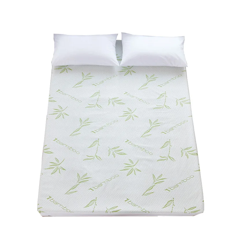 Diaper insulating pad bamboo fiber diaper pad air layer jacquard waterproof bed cover baby mattress protector