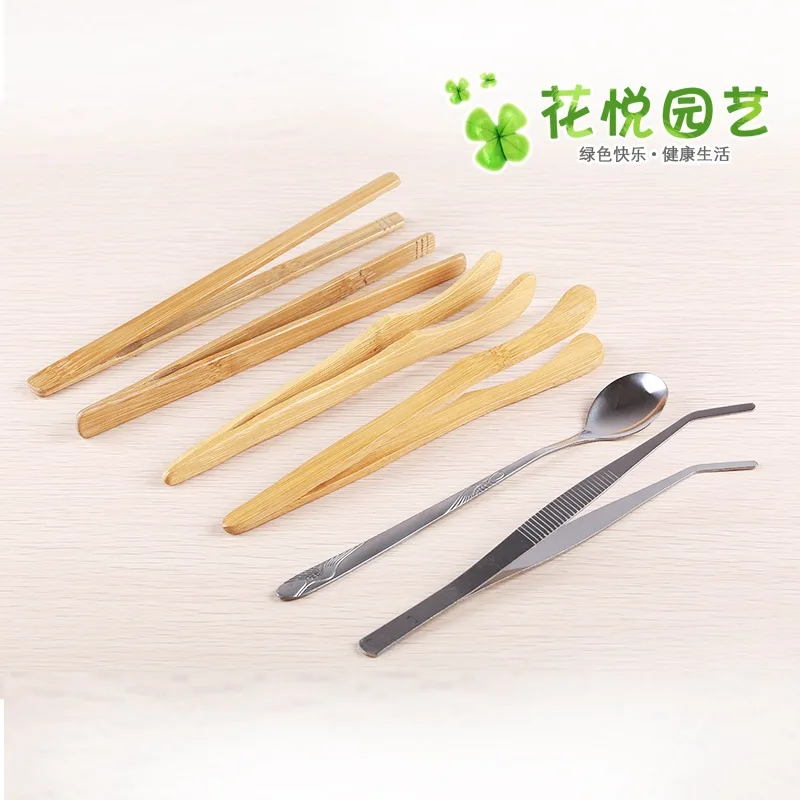 Chunjun Stainless Steel Elbow Diy 17cm Landscape Gardening Tool Tweezers