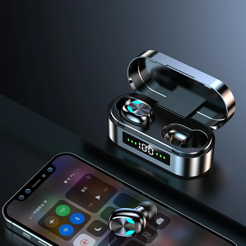 S10 Earphone Market Top Sell ANC Earbuds V5.1 Earphone True Stereo Bass Sound Mini Wireless Blue Tooth Hearing Acids Audifonos