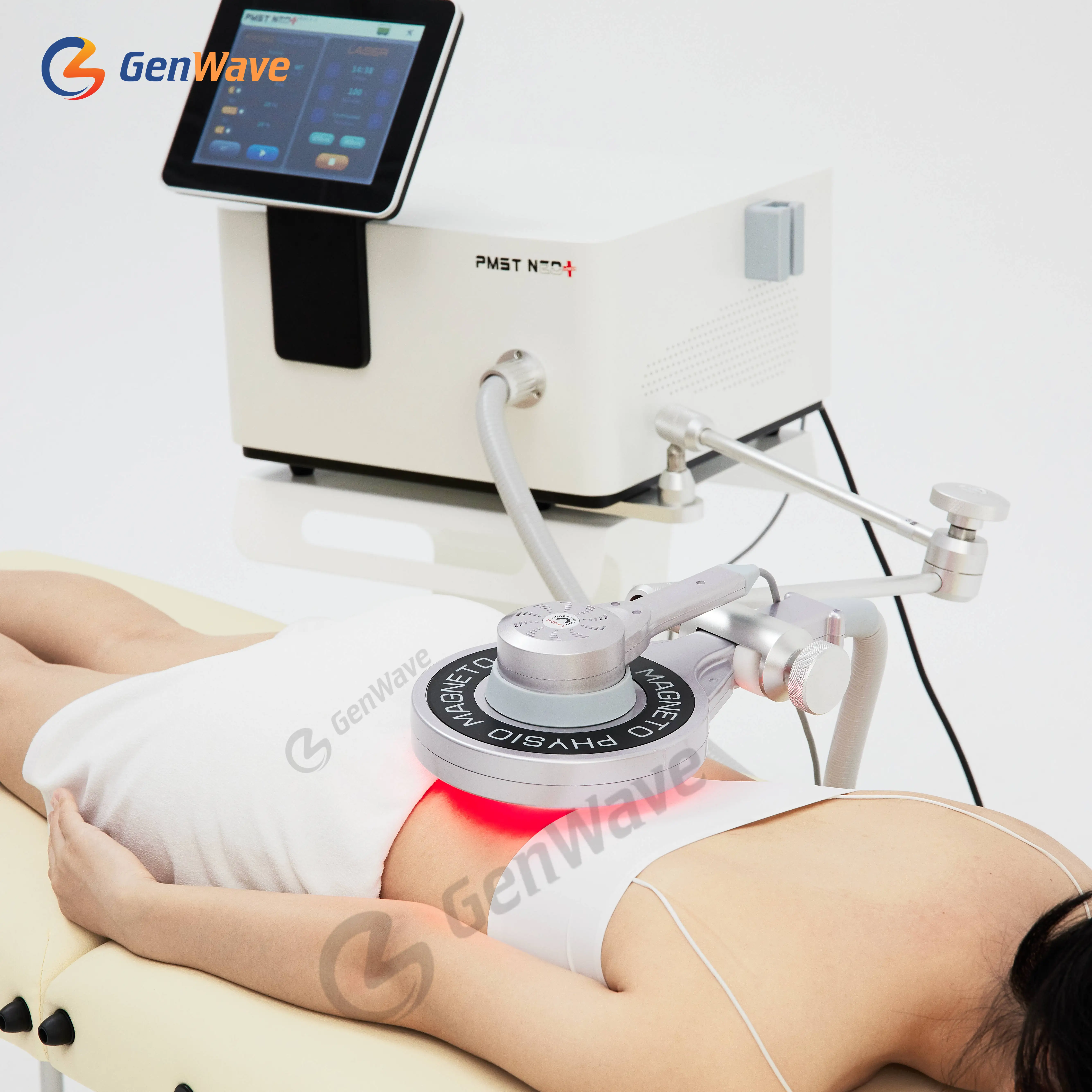 Multifunctional Magnetic Pulse Therapy Cold Laser Therapy Magnets PMST NEO+ For Medical Device
