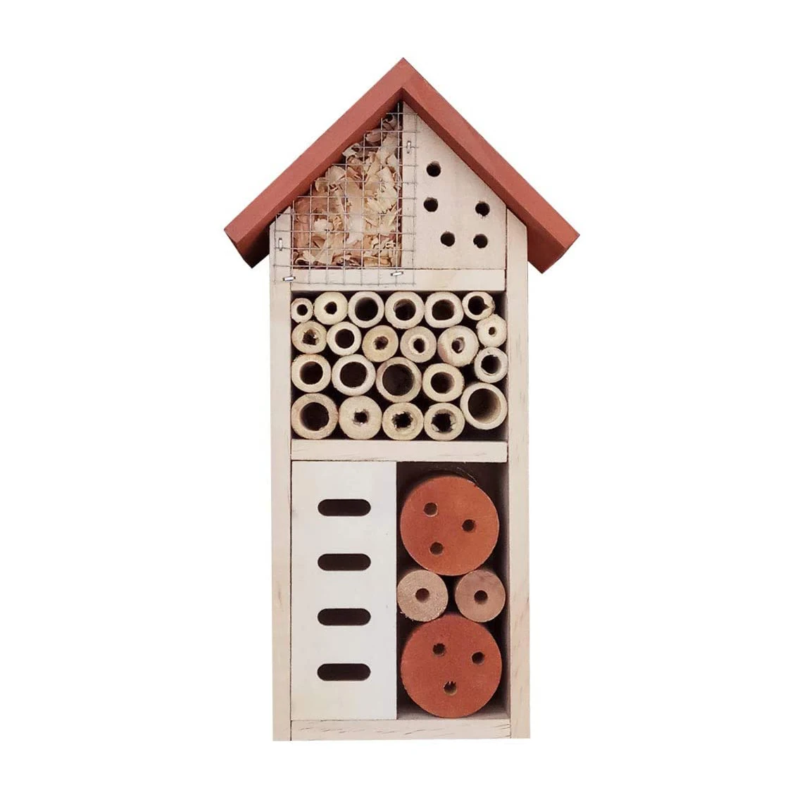 Домашний деревянный домик в виде насекомых подвесной отель для пчелы бабочек божьих коровок благоприятное