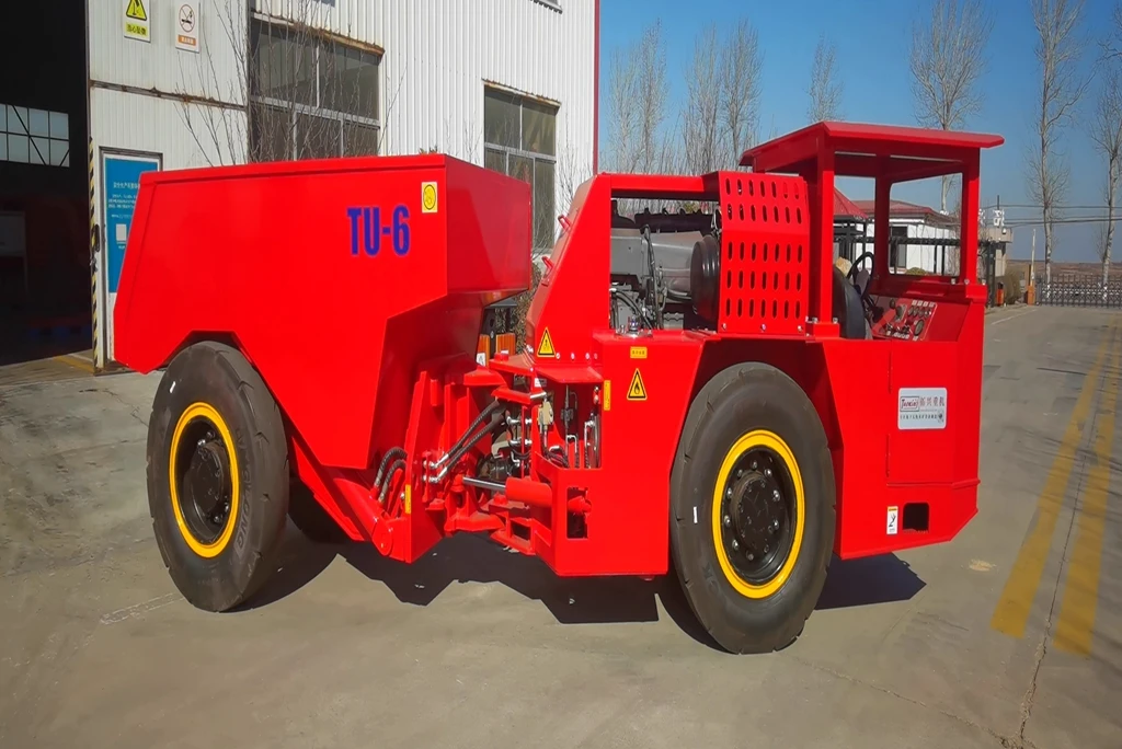 Tuoxing Underground Mining Articulated Dumper Dump Truck TU-6 With 84kw With High Productivity
