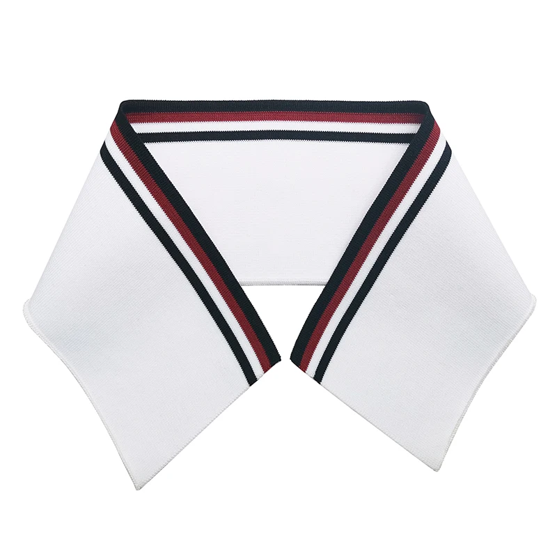 OEM Microfiber 1x1 rib knit fabric polo shirts collar t shirt collar rib