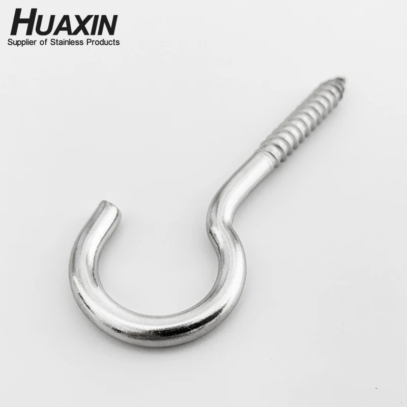 Stainless Steel Lag Eye Screw Eye Bolt Wood Rowing Racks, Hammock, Awning Hanging Chair Swing Chair Fixed Cable, Chain Basket