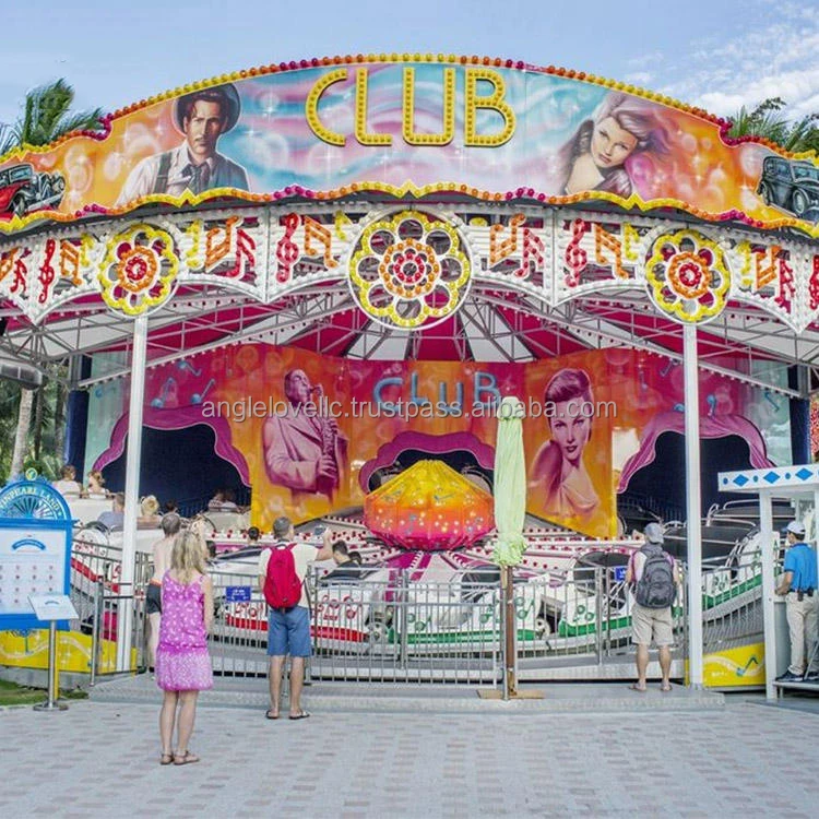 Луна парк развлечений детские игры музыка Экспресс езда Вращающийся поворотный стол гром катание для продажи