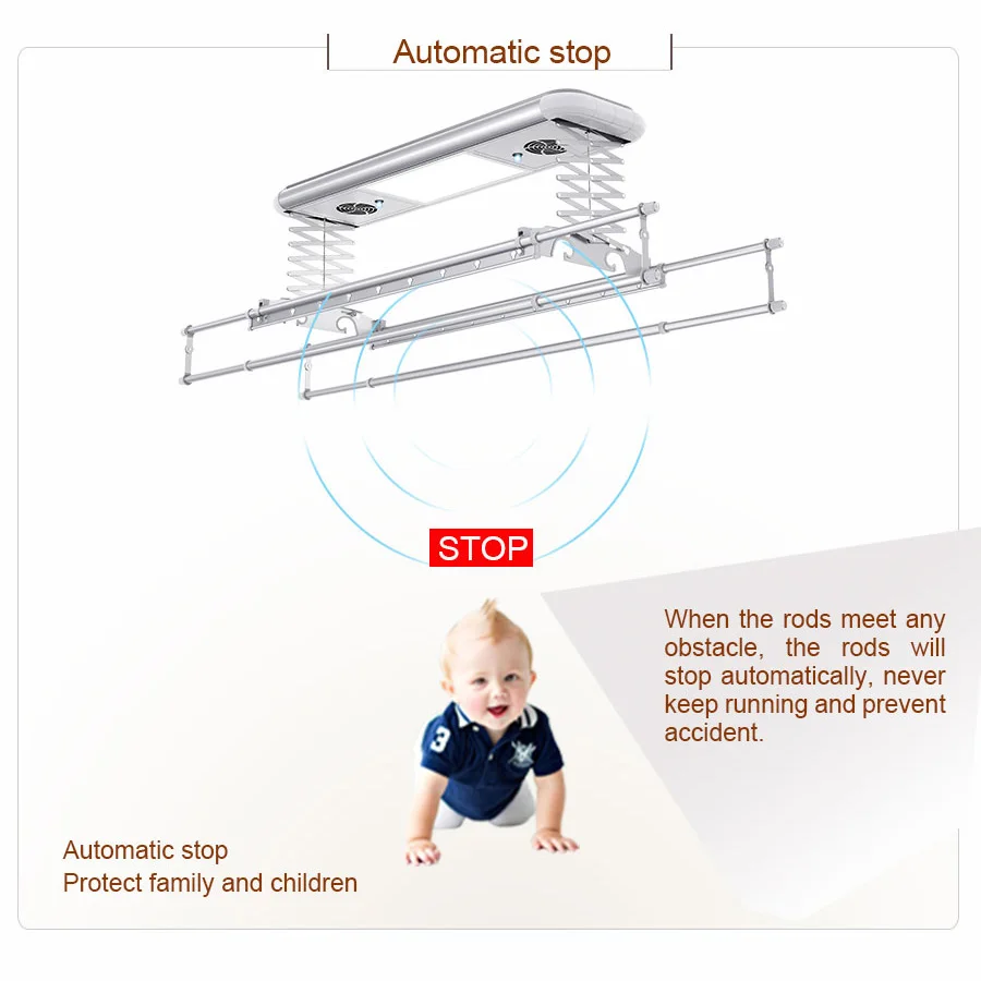 
LBest smart furniture custom brand hangers electric clothesline hanging clothes dryers 