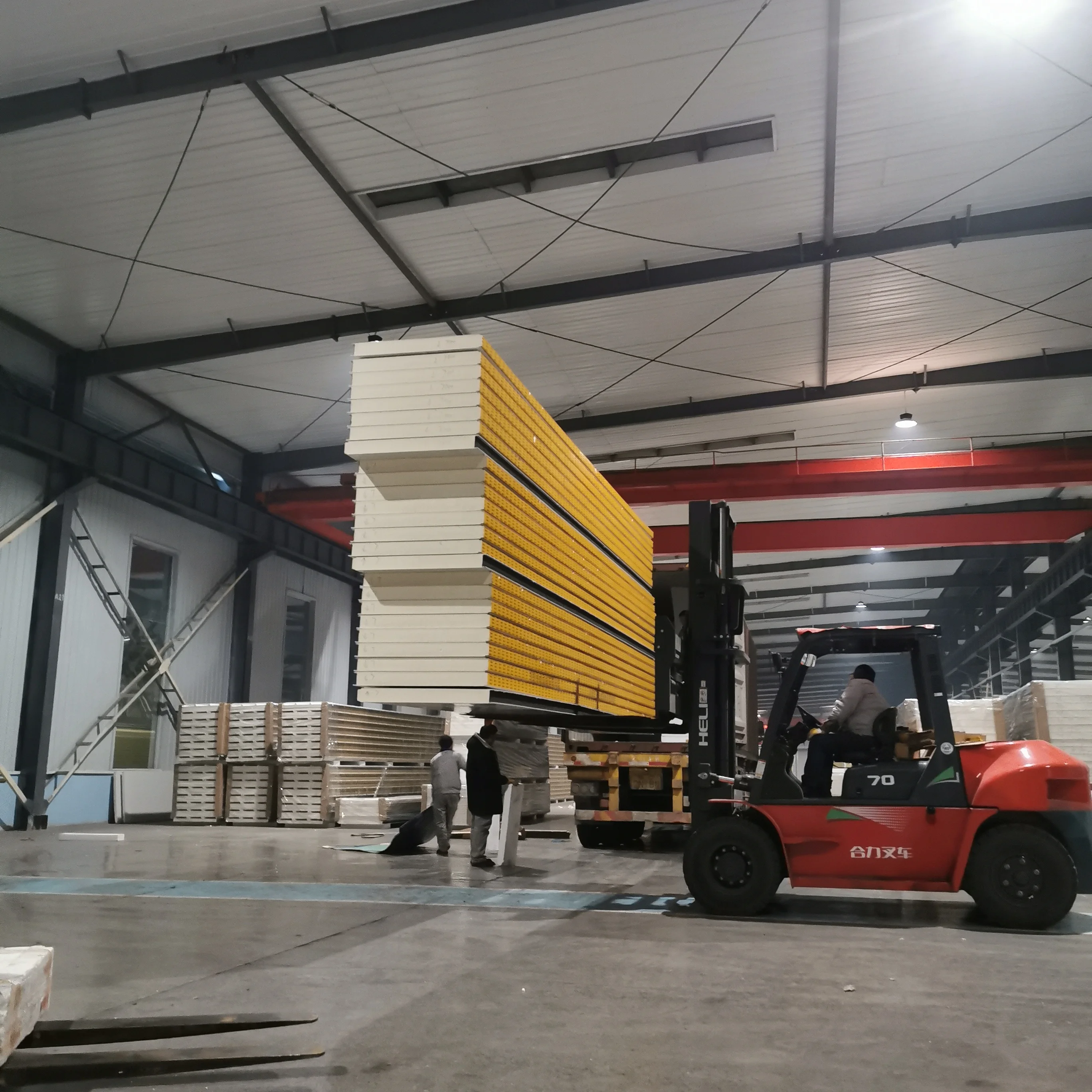 Exterior Steel Wall Cladding Building Material PU/PIR/Polyurethane Insulation Sandwich Panel