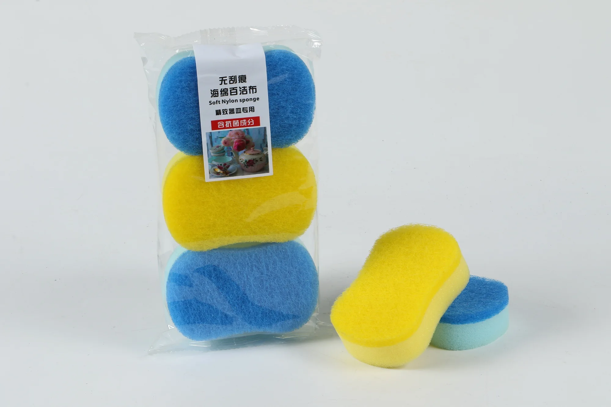 Лидер продаж, губки для мытья посуды, губка для очистки кокоса, многоразовые кухонные и чистящие средства, губка для мытья посуды