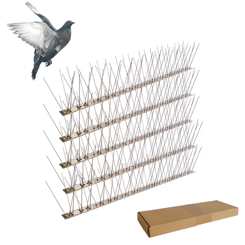 Stainless Steel Bird Spikes Outdoor And Home Anti Bird Trap/Anti Bird Spike