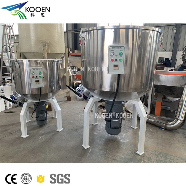 Excellent Performance Plastic Color Mixer High Speed PVC WPC Powder Big Vertical Plastic Color Mixer