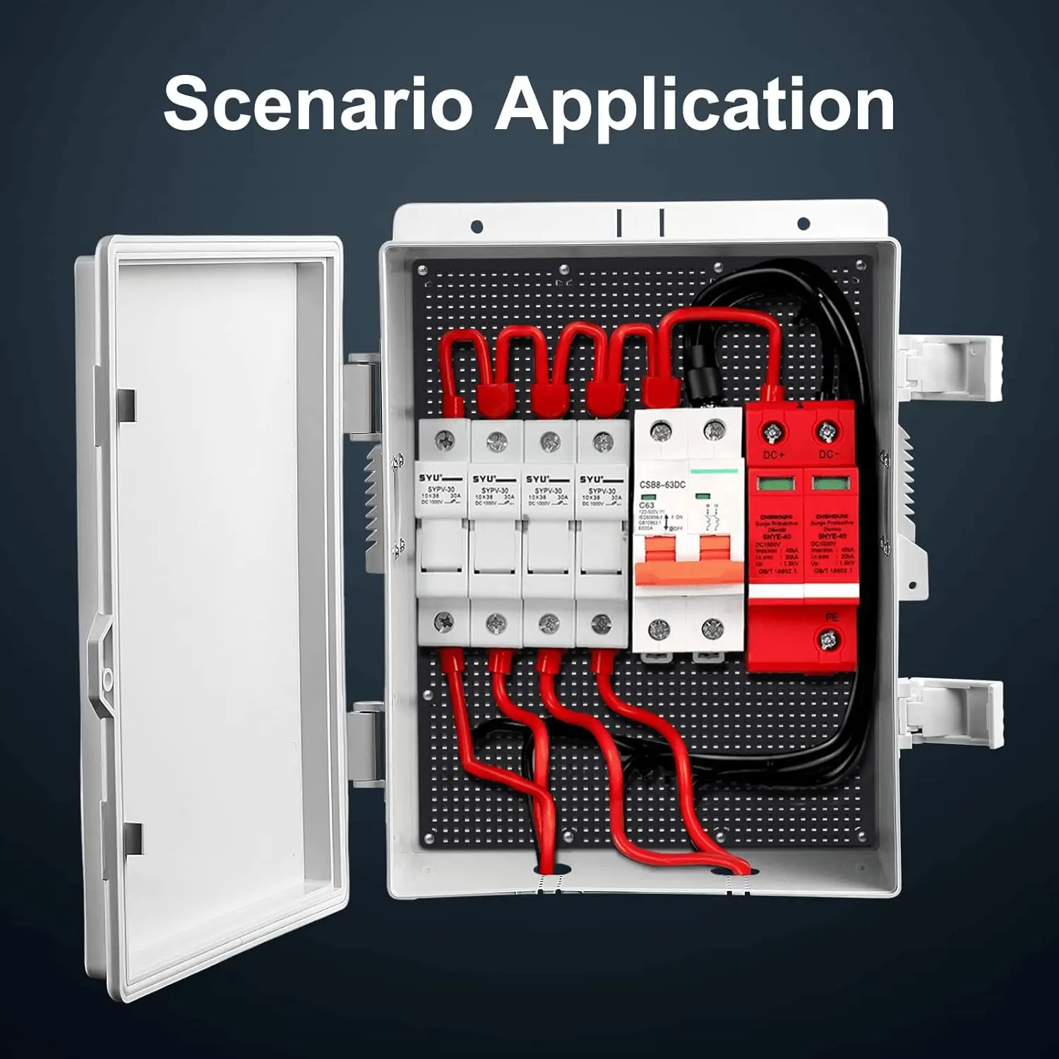 Custom Waterproof Vented Outdoor Electric Box   IP67 Waterproof Plastic Enclosure for Electrical Project