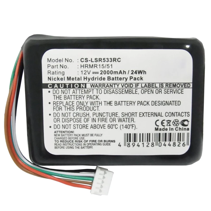 2000mAh Battery 533-000050,HRMR1551,NT210AAHCB10YMXZ for Logitech Squeezebox Radio,XR0001,X-R0001