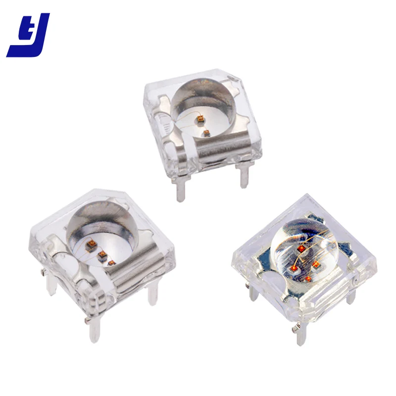 OEM & ODM 3 мм 5 супер поток пираньи светодиодные огни Высокий яркий красный желтый цвет светодиод для автомобильного освещения