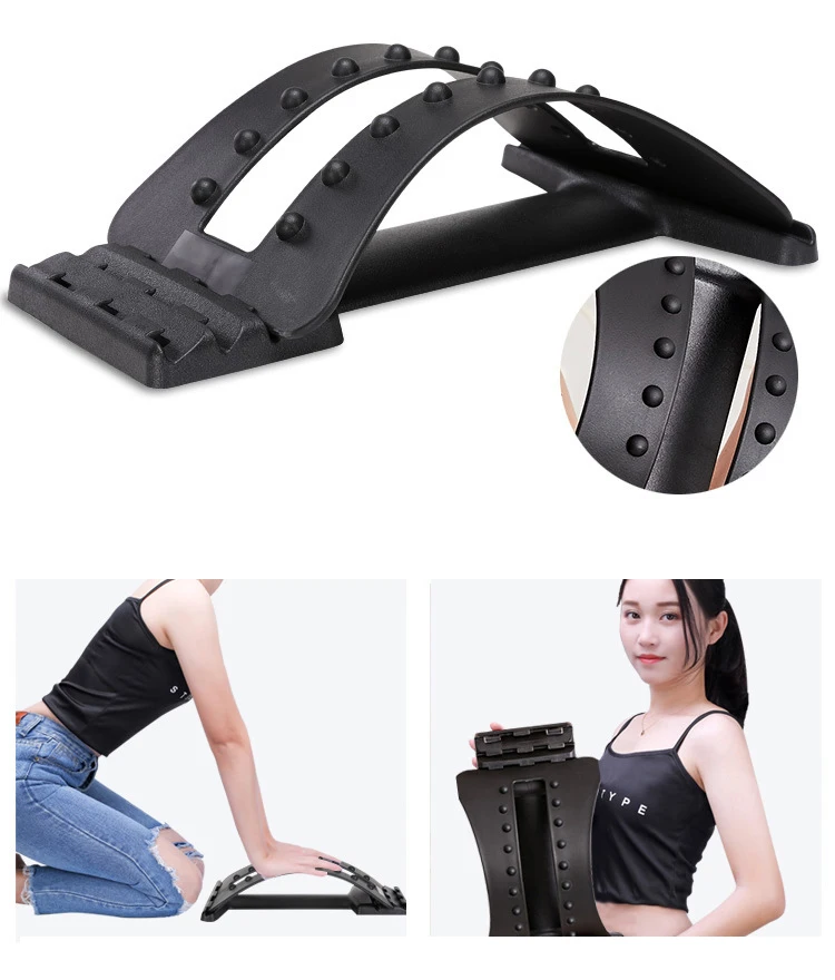 low back massager ems,neck and shoulder massager for back,posturetherapy back stretcher and massager