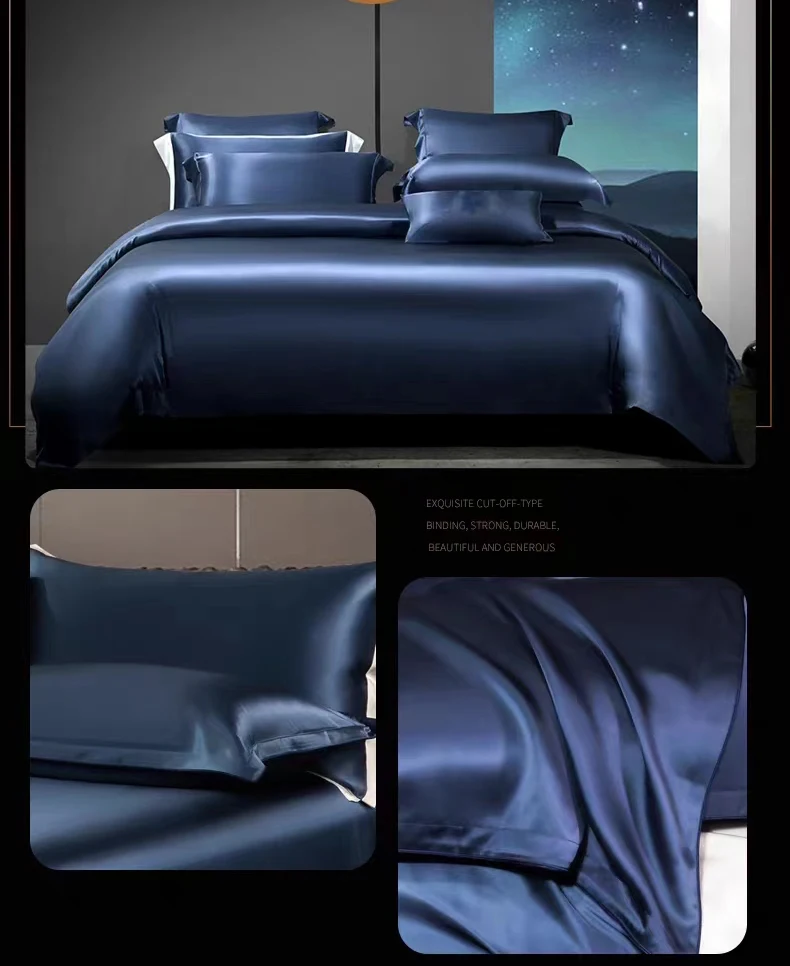 Luxury Soybean Silk Floss Microfiber Quilt Set Organic Cotton Bedding Quilts Duvet Set