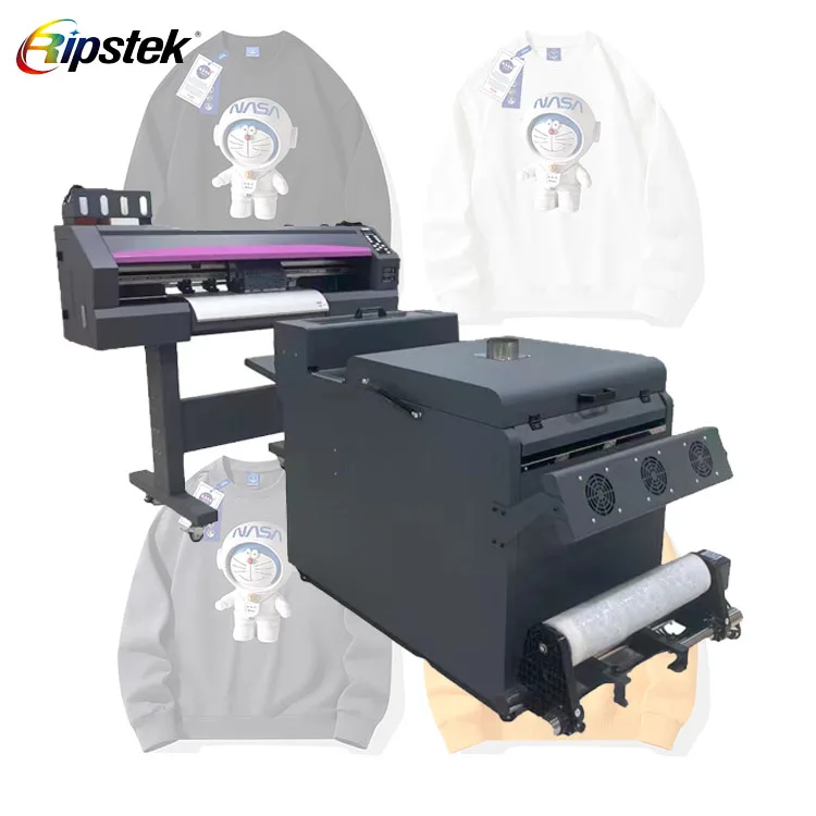 A1 Dtf Printer Set I3200 60cm 2 Heads Printing Machine Pet Film Dtf Printer Digital Pigment Ink
