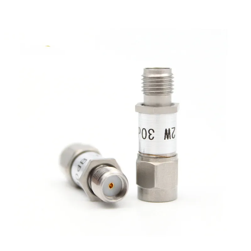 Нержавеющая сталь 1-10db 15db 20db 30db 40db DC-6G нержавеющая sma женский разъем для 2W RF Фиксированный аттенюатор