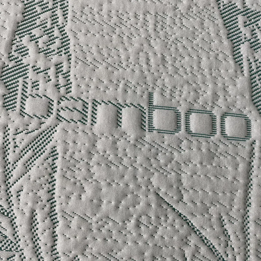 Comfortable Anti-Bacteria Polyester Knitted Jacquard Fabric Mattress Fabric