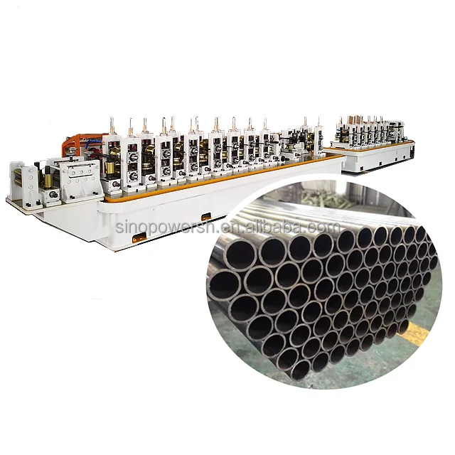 Bundy tube making mill machine beveled end welded steel pipes pre-galvanized pipe plant with engineering planning