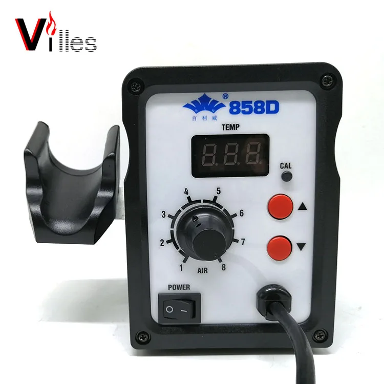 858D 700W Hot Air SMD Digital Soldering Iron rework Station Soldering Station welding mobile repair tools pyrolysis machine