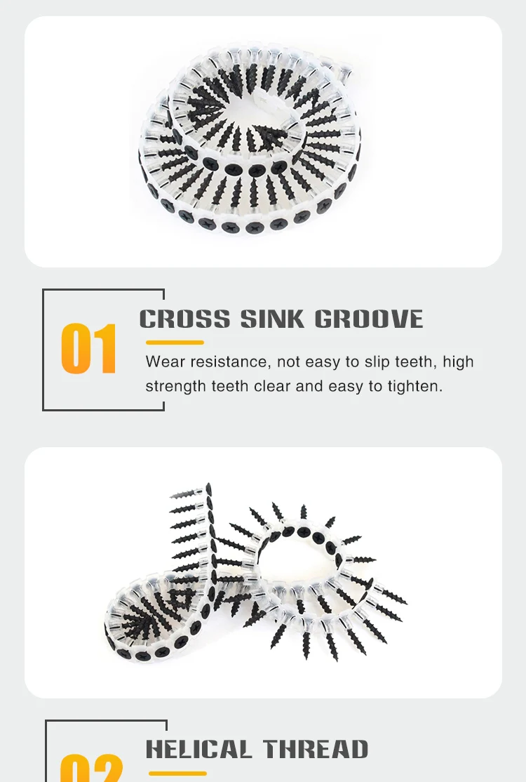 Collated Drywall Screws