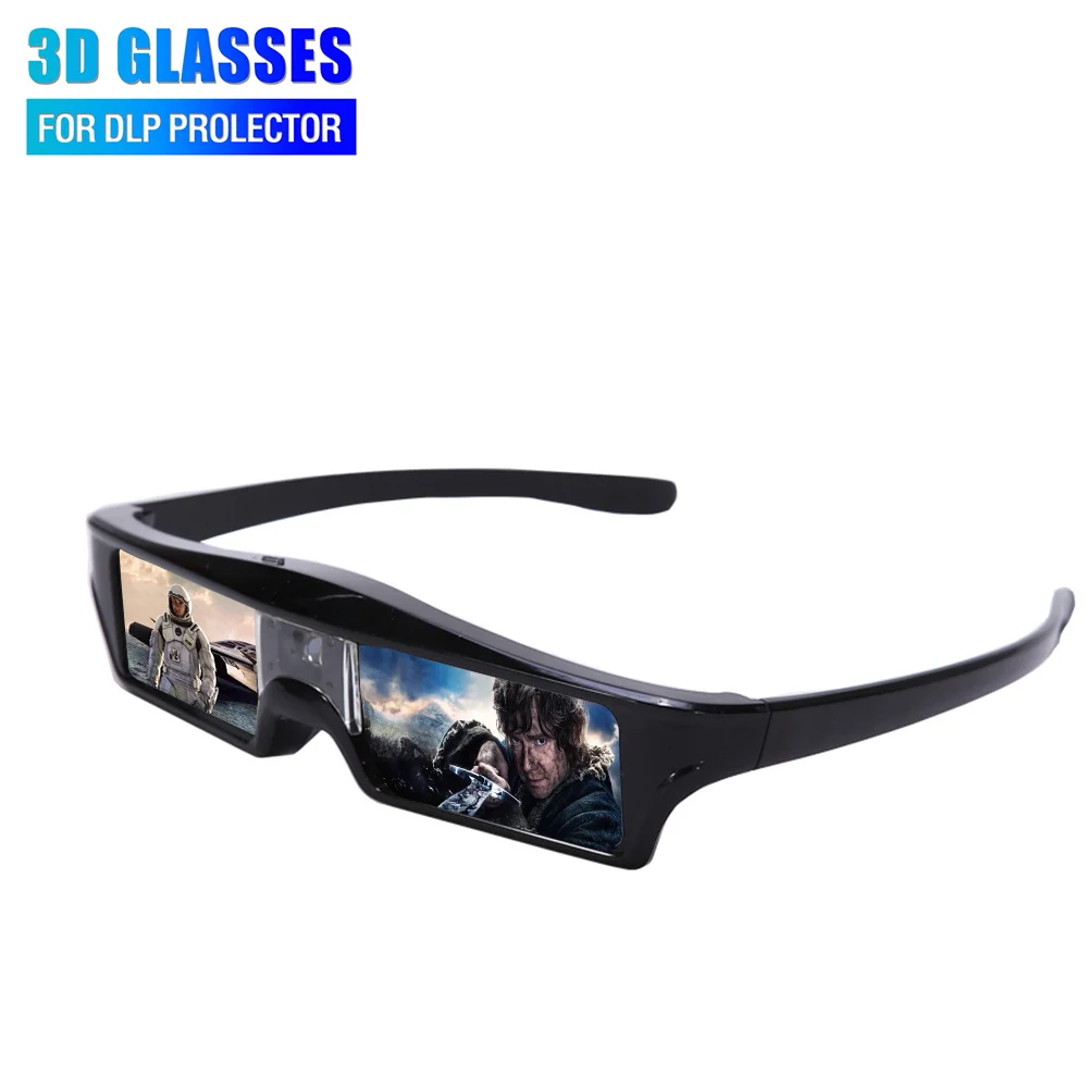 3D-видео очки с активным затвором для проектора домашнего кинотеатра dlp