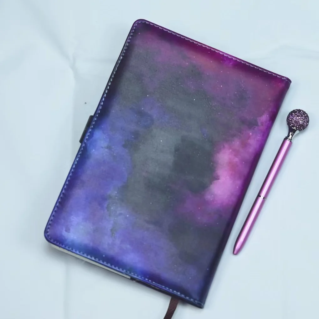 pu leather travel journal diary personal writing Notebook