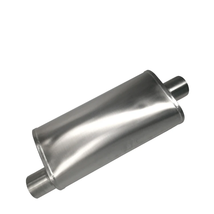 High performance 304 Stainless steel  and aluminized steel Universal exhaust muffler for aftermarket