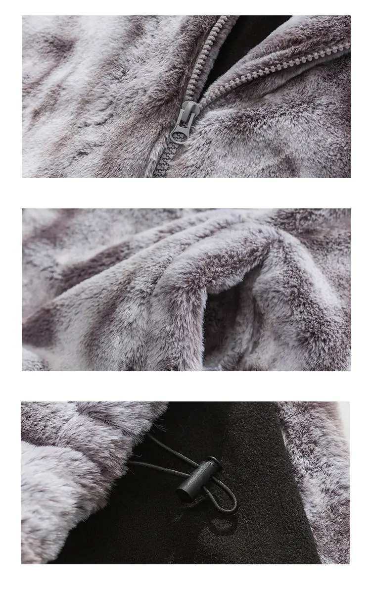 High Quality New Design Custom Logo Men Sherpa Jacket Causal Streetwear Zip Up Jacket Warm Fleece Winter Jacket For Men