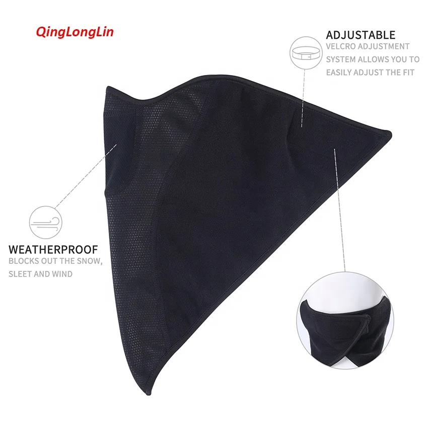 QingLongLin Neck Gaiter Warmer Windproof Snow Mask Cold Weather Half Balaclava For Men Women Skiing Running Cycling Face Cover