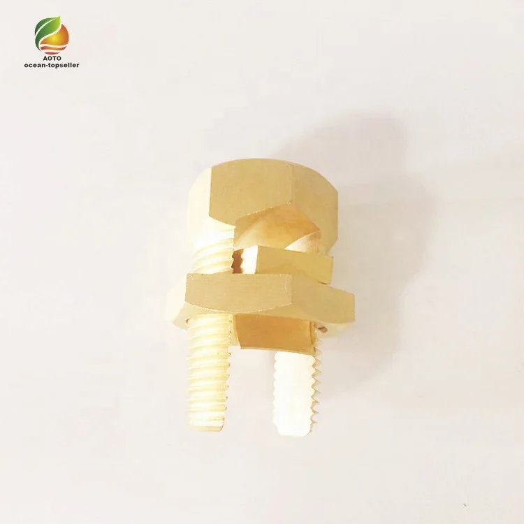Supplier China Earthing Clamp Split Bolt Connectors Copper Wire Clamps