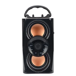 New Product Hot Selling Retro Bh Wood DC 5v 1A 1500MAH BT5.0  1a Speakers Home Speakers portable speaker