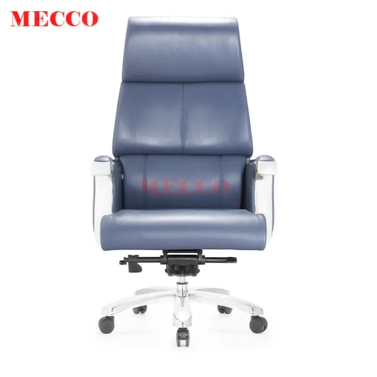 Компьютерное эргономичное кресло Mecco, вращающийся компьютерный стул из искусственной кожи, без колес, для офиса и игр