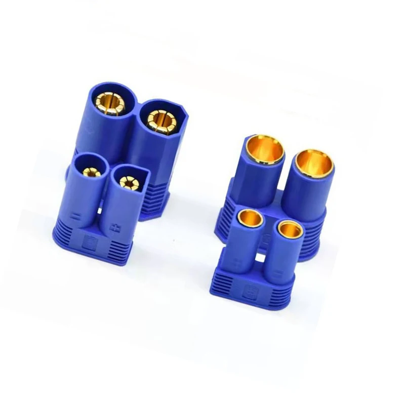 EC8 EC5 EC3 Male To EC8 Female Golden Battery Bullet Plug Connector Cable