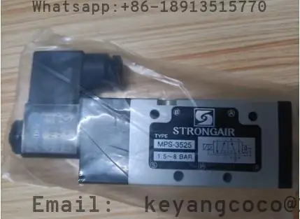 STRONGAIR Solenoid Valve TYPE MPS-3525 1.5-8BAR AC220V DC24V MPS-1525 MPS-3525N-2 MPS-1526 MPS-1530 MPS-2525 Pneumatic Valve