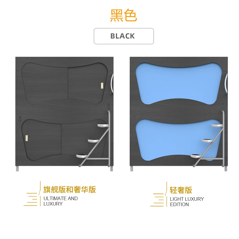 Hostel Hotel Capsule Bunk Bed Bedroom Furniture Bed Capsule Hotel Camper Van Sleeping Pod wooden  bed