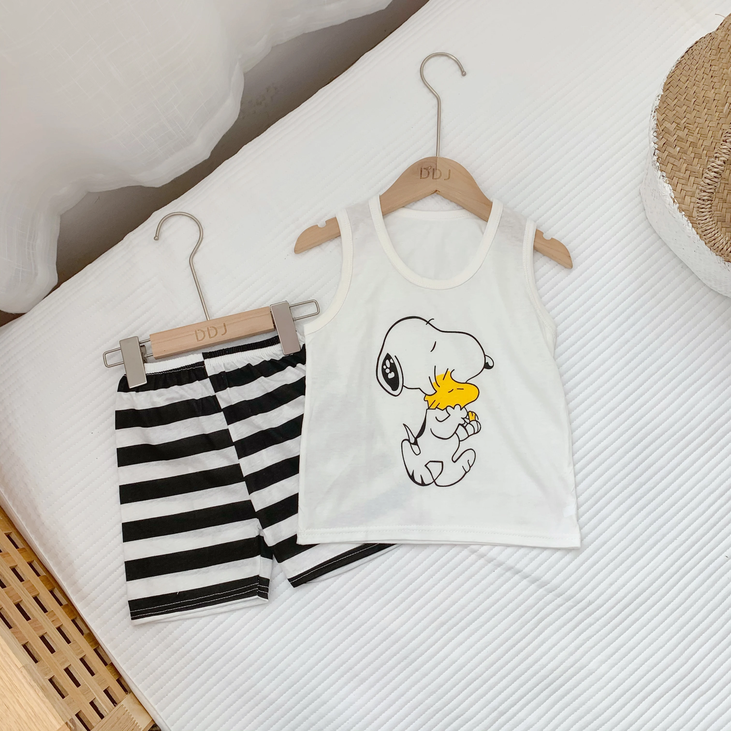 Летняя Пижама с коротким рукавом, распродажа, одежда для сна с забавным дизайном, пижамы, новая детская ночная рубашка, комплекты детской одежды