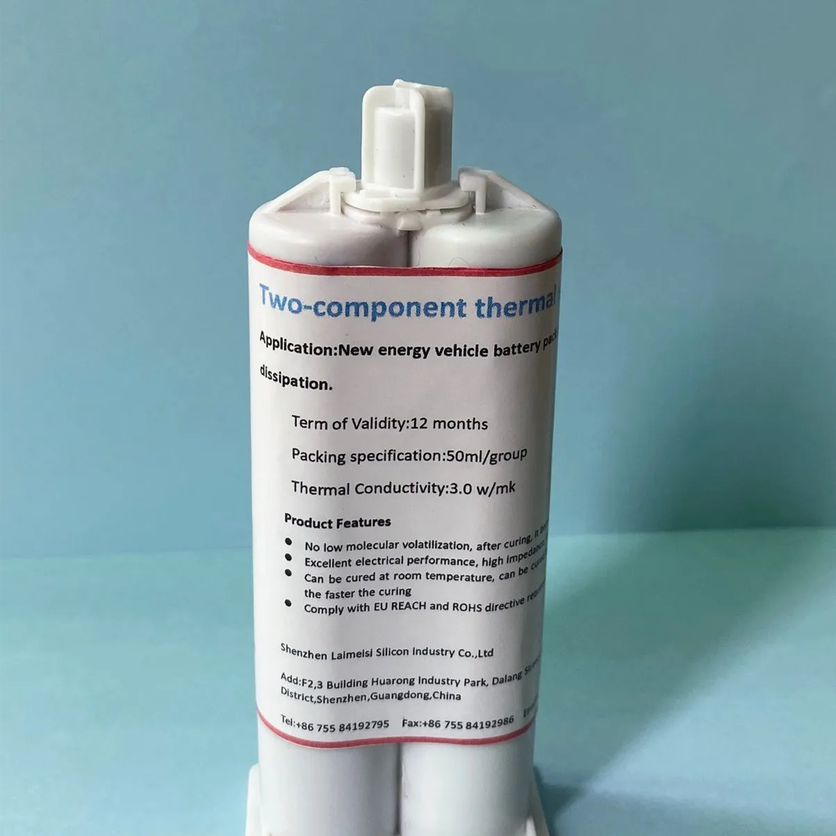 Two-component Silicone thermal putty For communication equipment